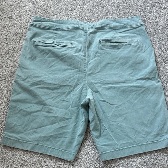 Hollister Men's Light Blue Flat Front Shorts - Picture 3 of 4